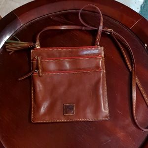Dooney & Bourke brown leather shoulder bag